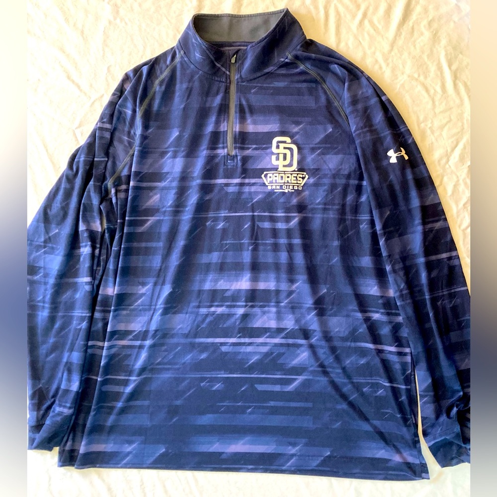 San Diego Padres - MLB - Under Armour Loose Fit 1/4 zip pullover Size 2XL